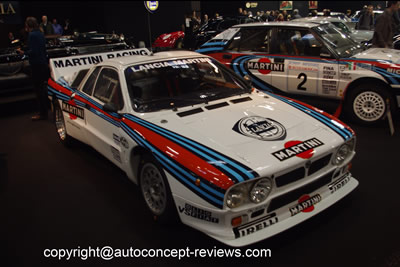 1983 Ex works Lancia Rally 037 EVO II Group B - Exhibit Lukas Huni 